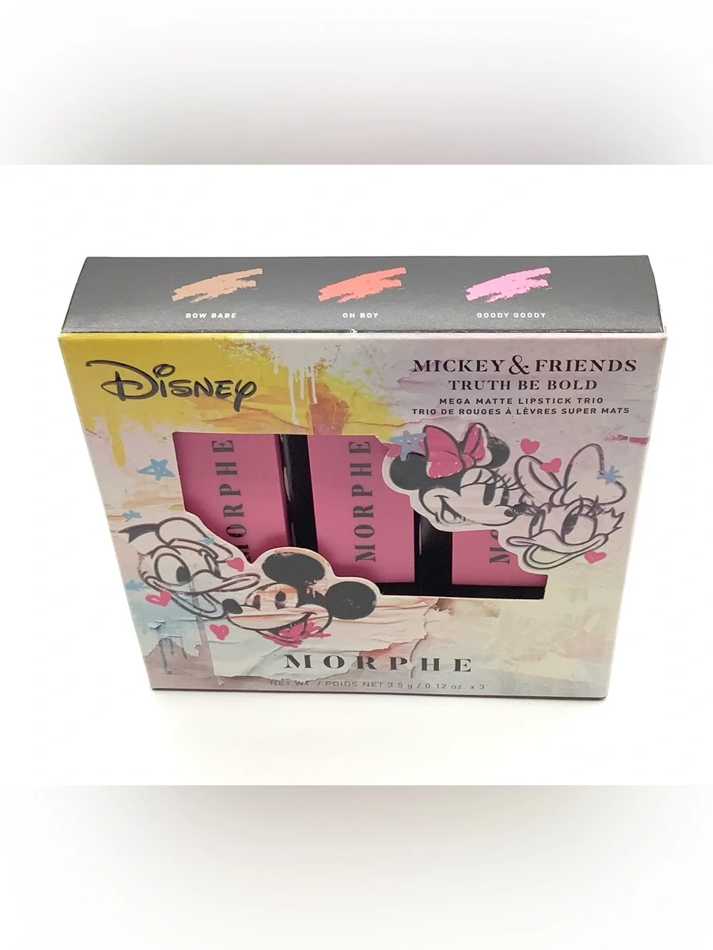 Morphe Disney Truth Be Bold Lipstick Trio - Pink